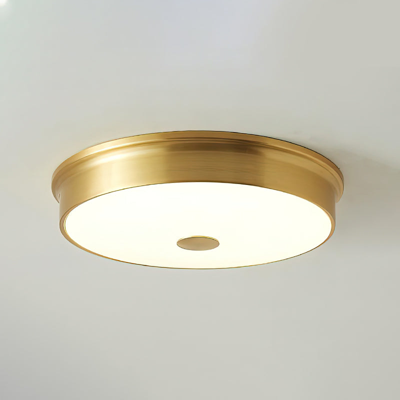 VERELLE Aged Brass Flush Mount Ceiling Light