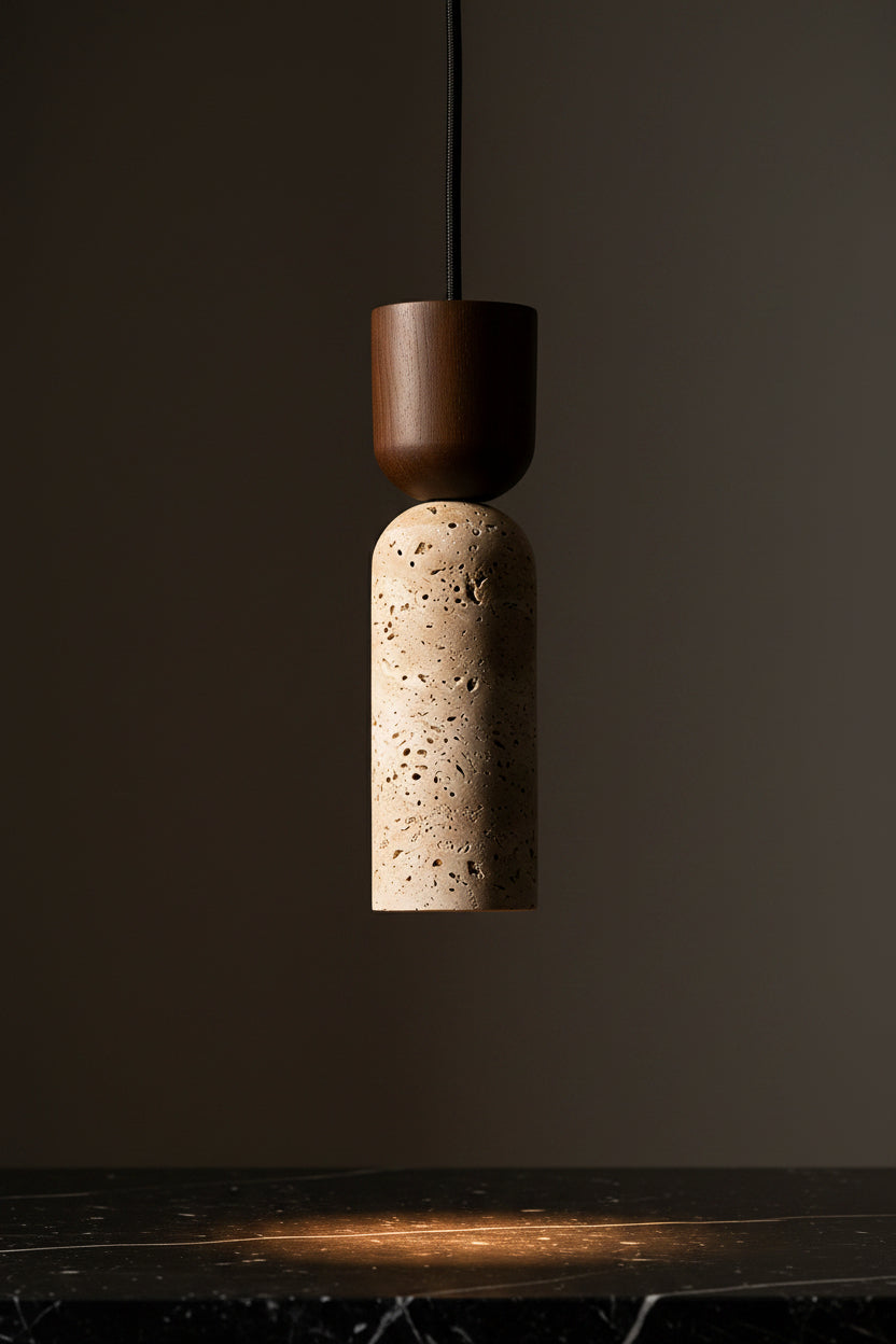 Galatea Travertine Pendant Lamp