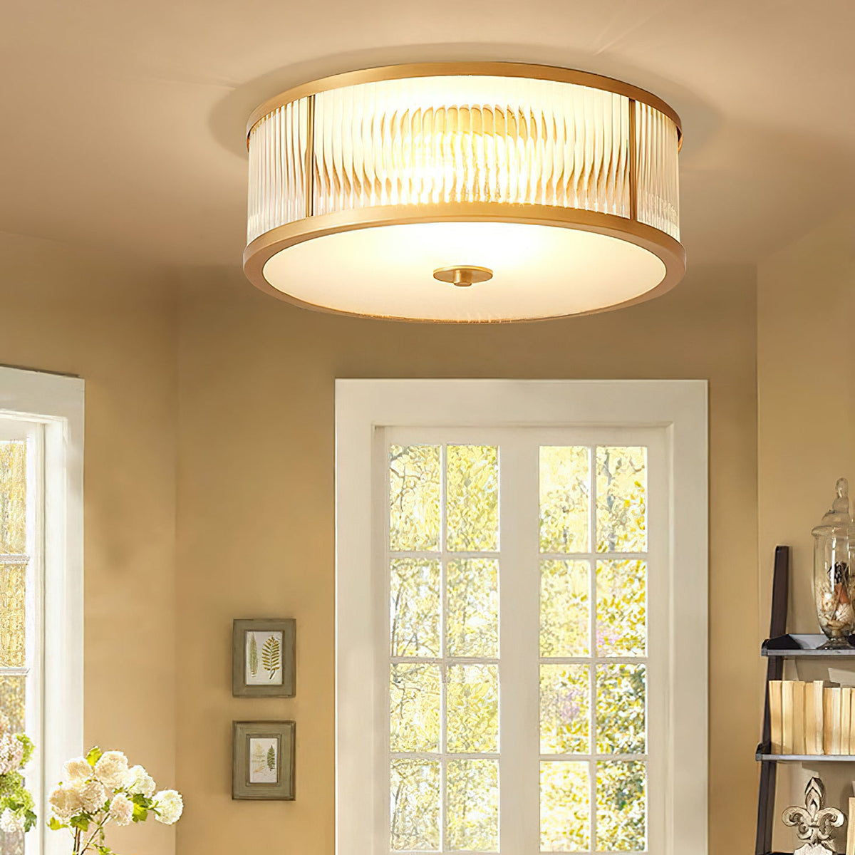Geneva Glass CeIling Lamp