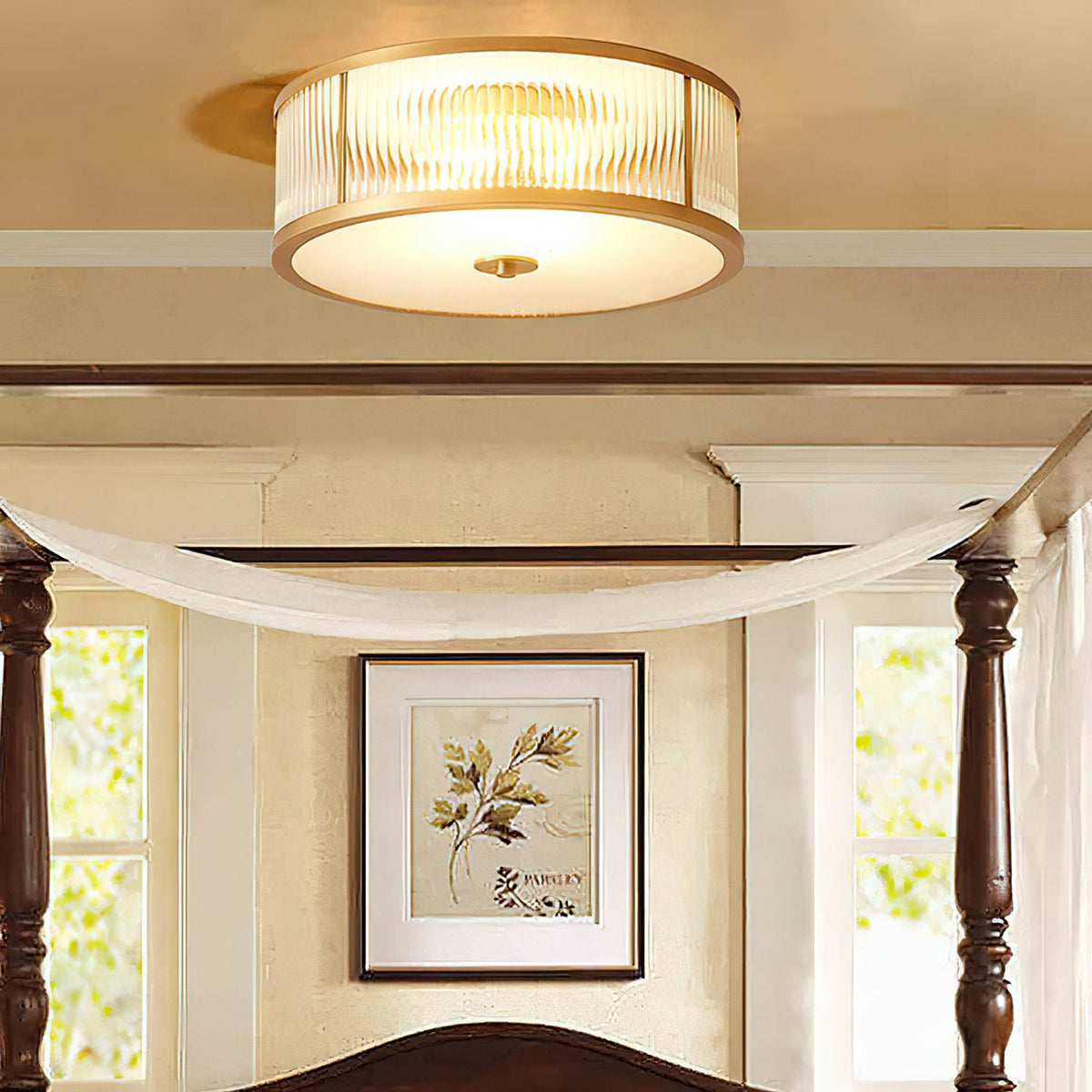 Geneva Glass CeIling Lamp