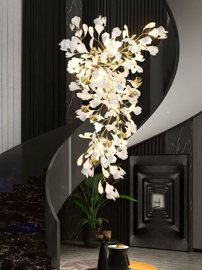 Ginkgo Cascade Chandelier