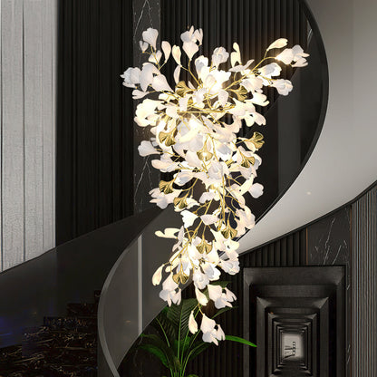 Ginkgo Cascade Chandelier
