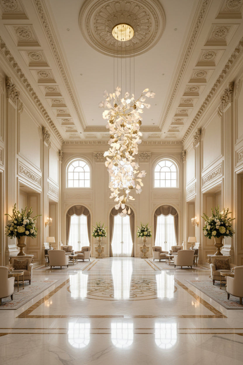 Ginkgo Cascade Chandelier