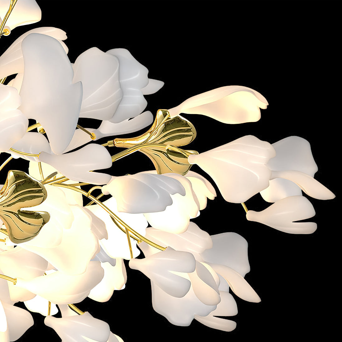 Ginkgo Cascade Chandelier