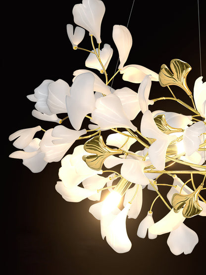 Ginkgo Cascade Chandelier