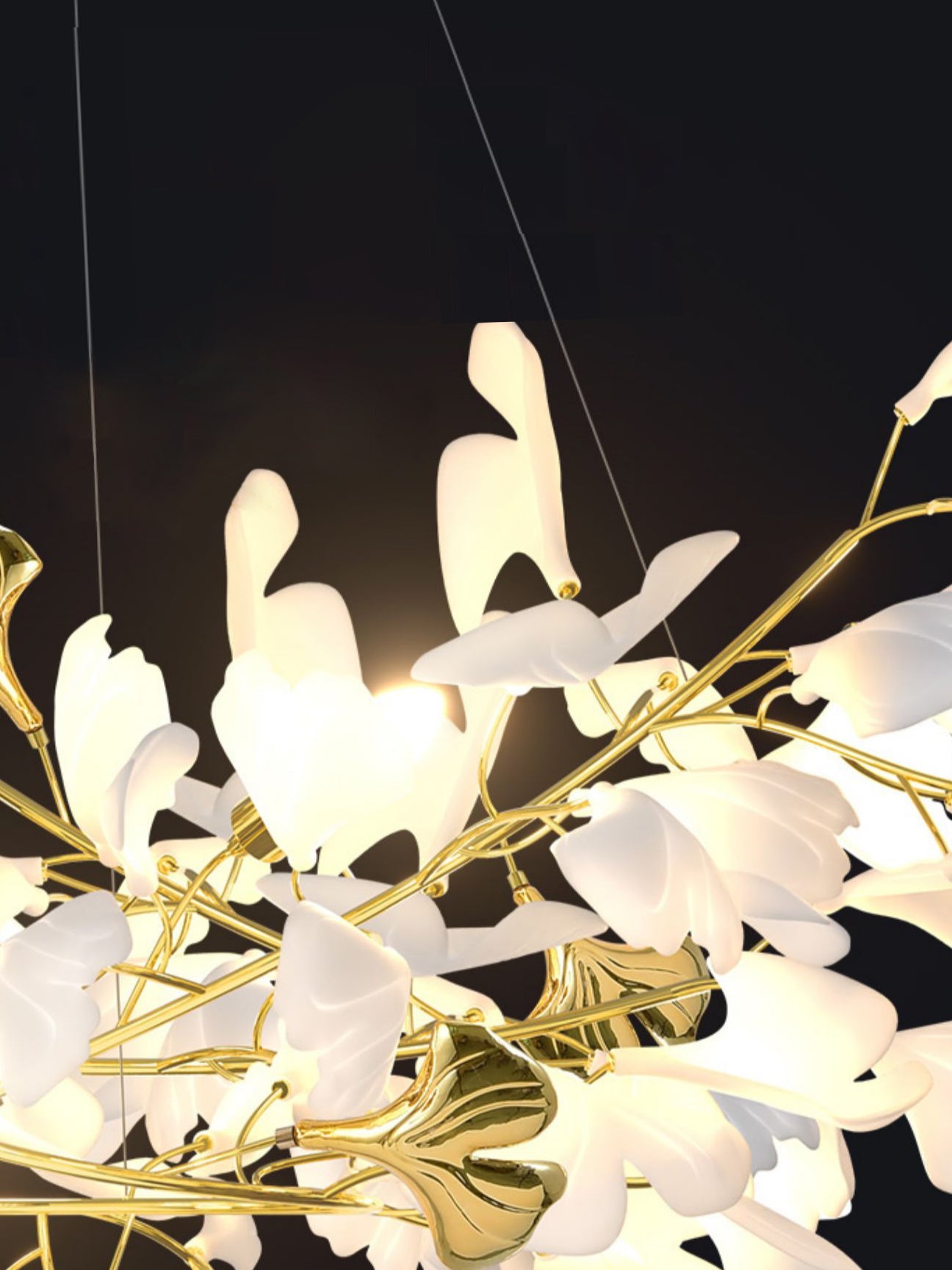 Ginkgo Cascade Chandelier
