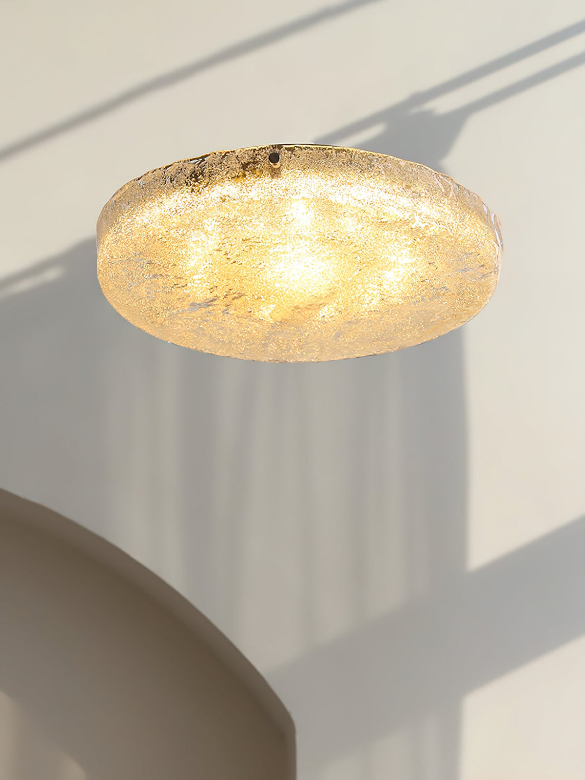 BRINA Ice Glass Flush Mount