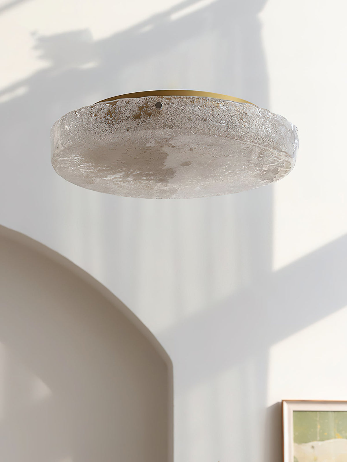 BRINA Ice Glass Flush Mount