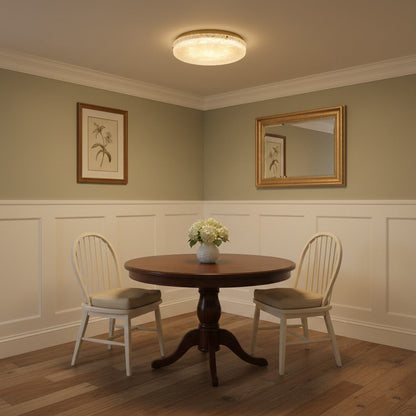 BRINA Ice Glass Flush Mount