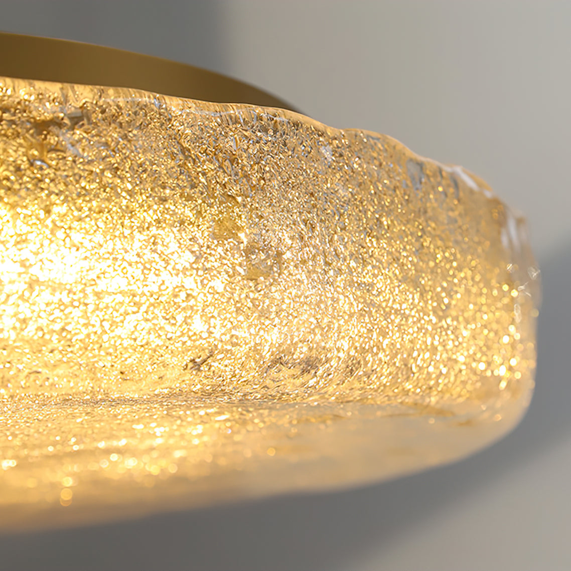 BRINA Ice Glass Flush Mount