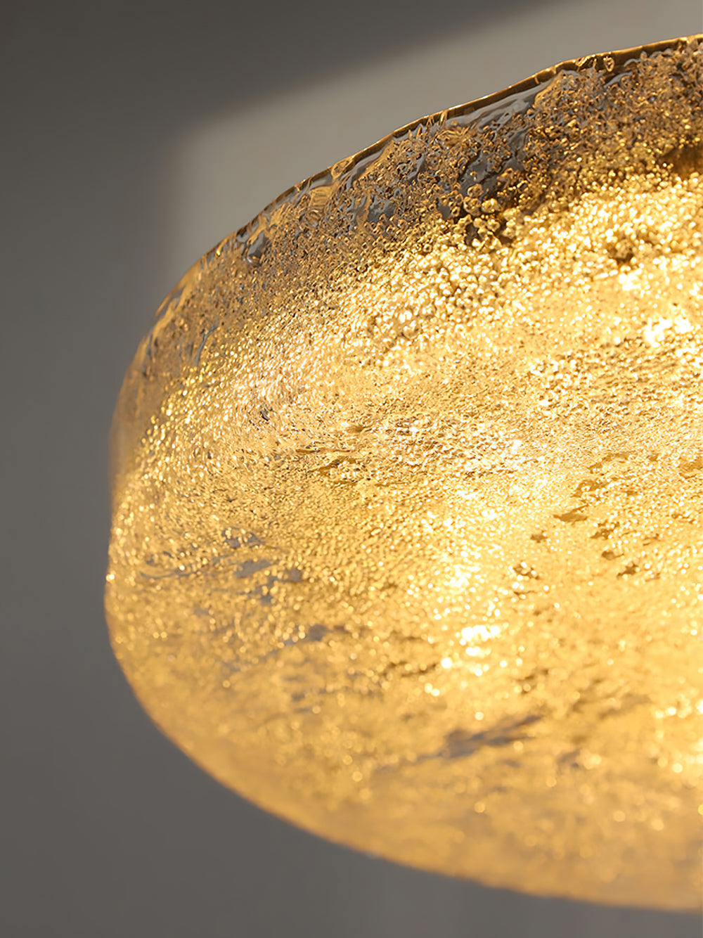 BRINA Ice Glass Flush Mount