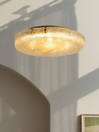 BRINA Ice Glass Flush Mount