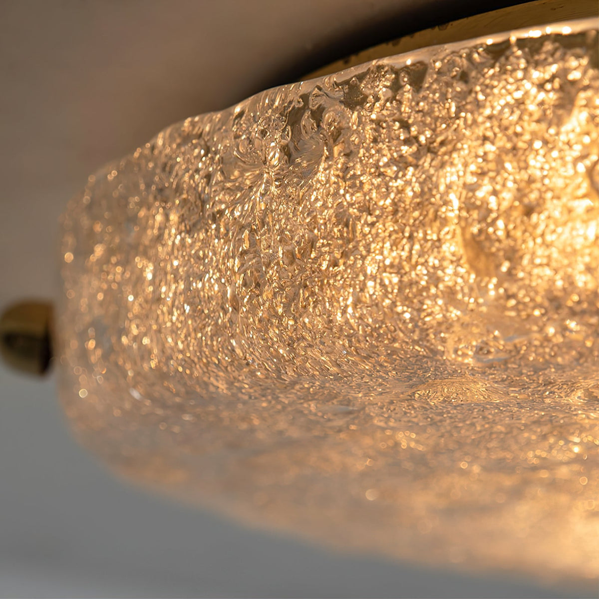 BRINA Ice Glass Flush Mount