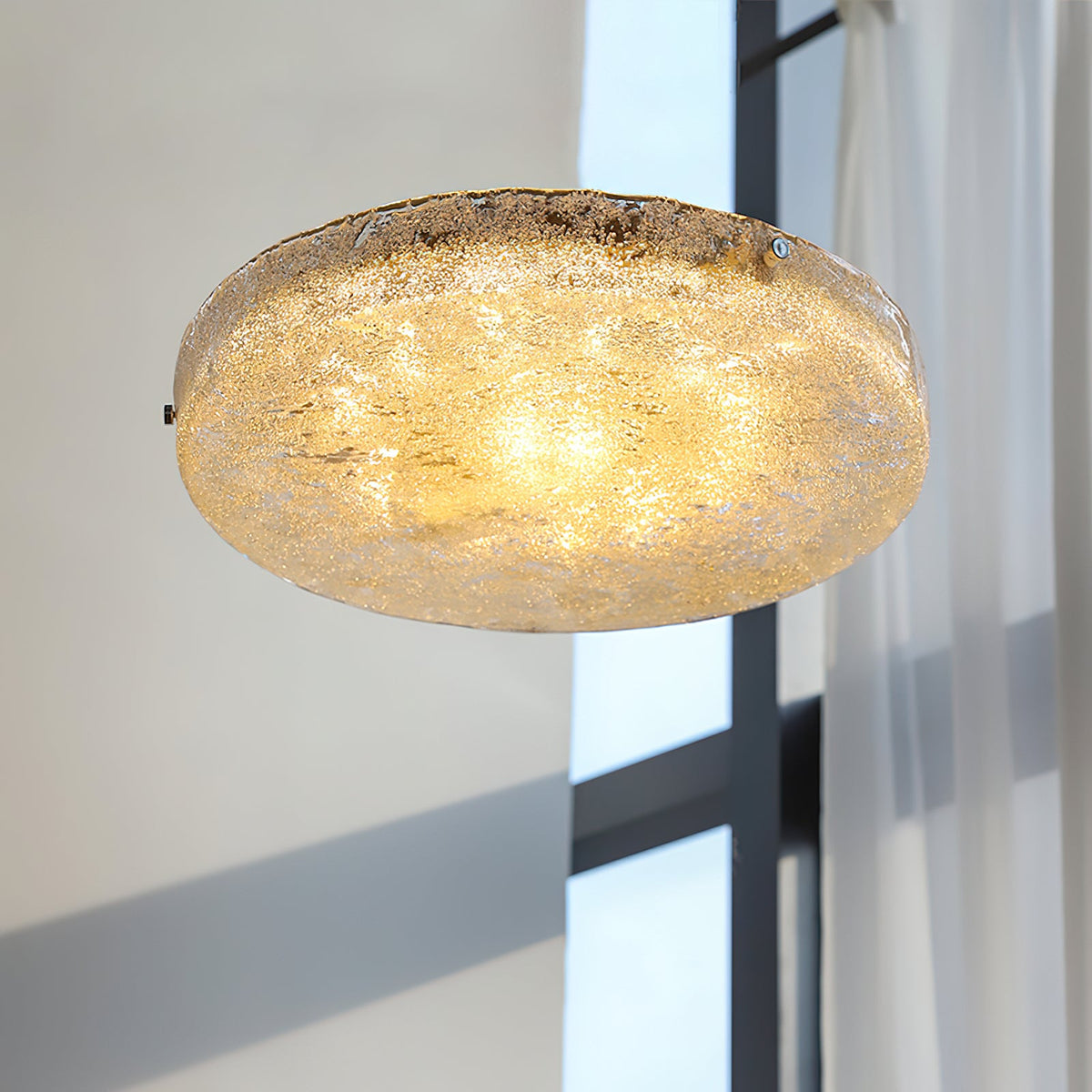 BRINA Ice Glass Flush Mount