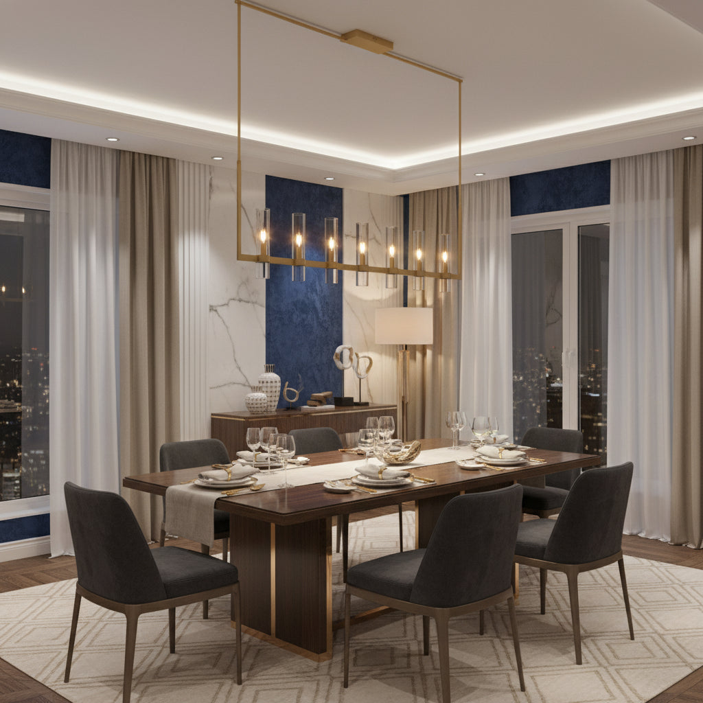 Aurelius  Glass Chandelier