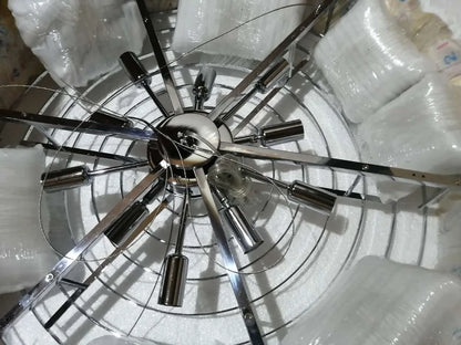 Crystaluxe™ Modern Round Crystal Ceiling Light