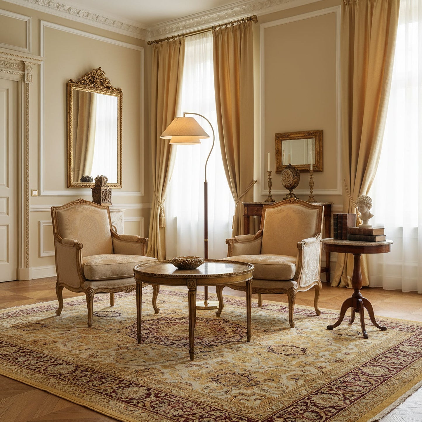 Hands Garner Floor Lamp