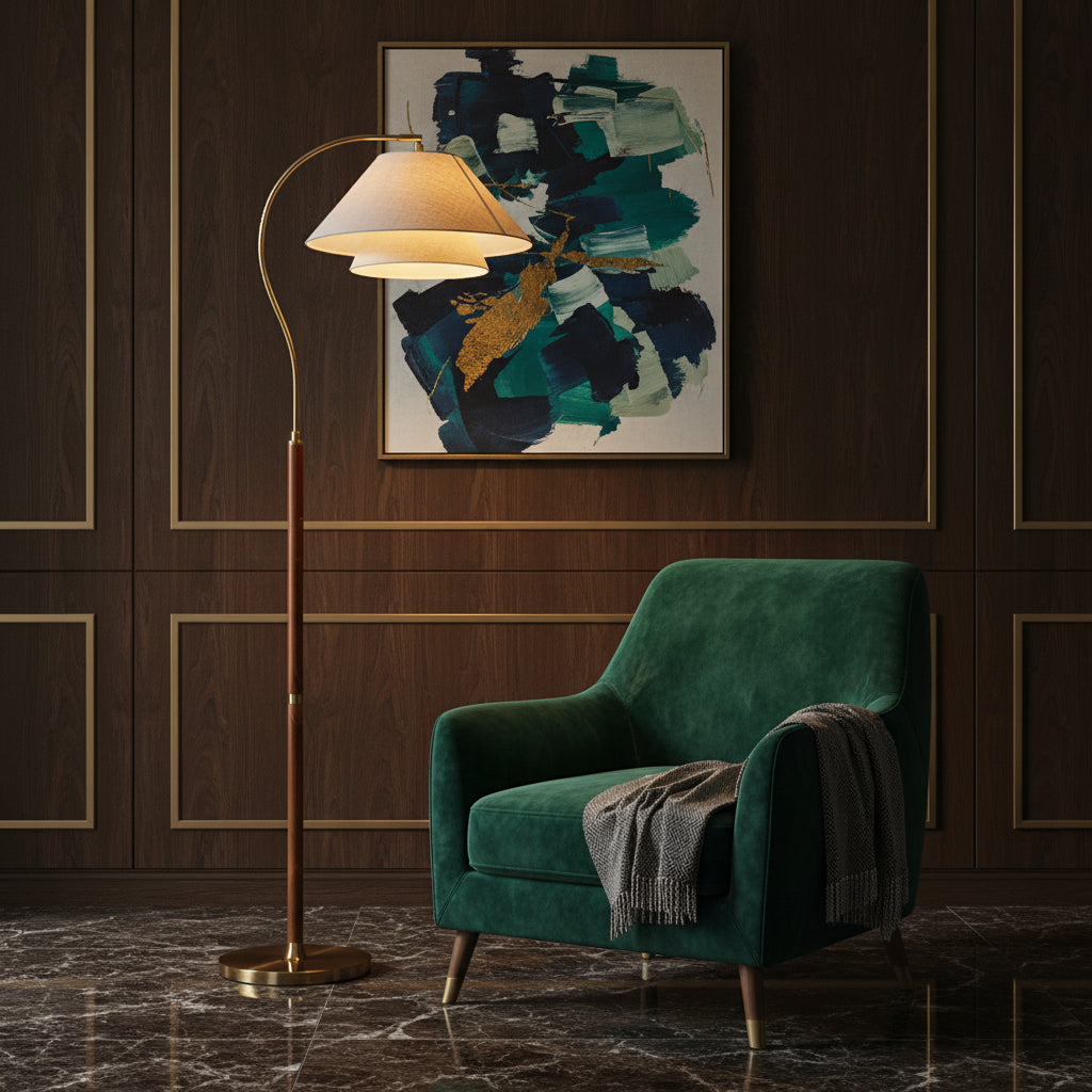 Hands Garner Floor Lamp