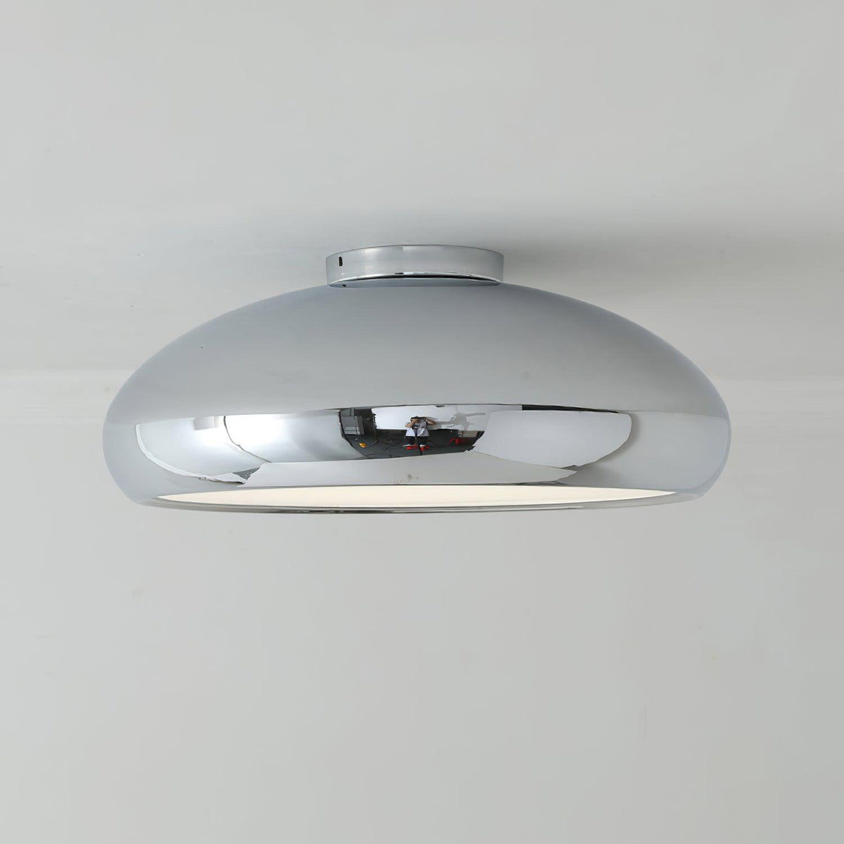 HARK Mirror-Chrome Flush Mount Ceiling Light