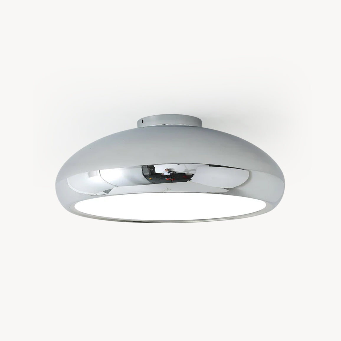 HARK Mirror-Chrome Flush Mount Ceiling Light