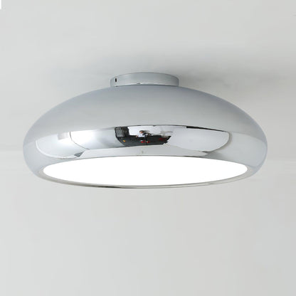 HARK Mirror-Chrome Flush Mount Ceiling Light