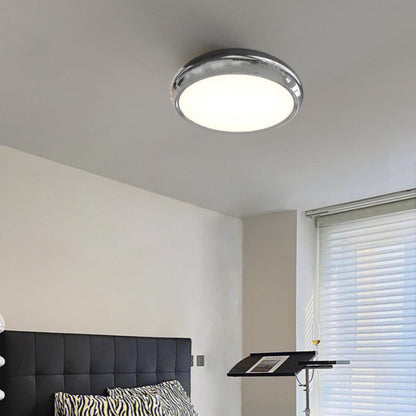 HARK Mirror-Chrome Flush Mount Ceiling Light