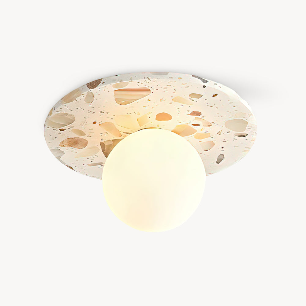 MIRELLA Terrazzo & Brass Ceiling Light