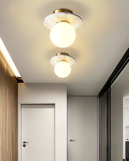 MIRELLA Terrazzo & Brass Ceiling Light