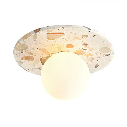 MIRELLA Terrazzo & Brass Ceiling Light