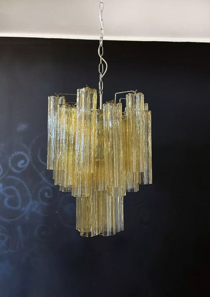 Blush Murano Cascade Chandelier