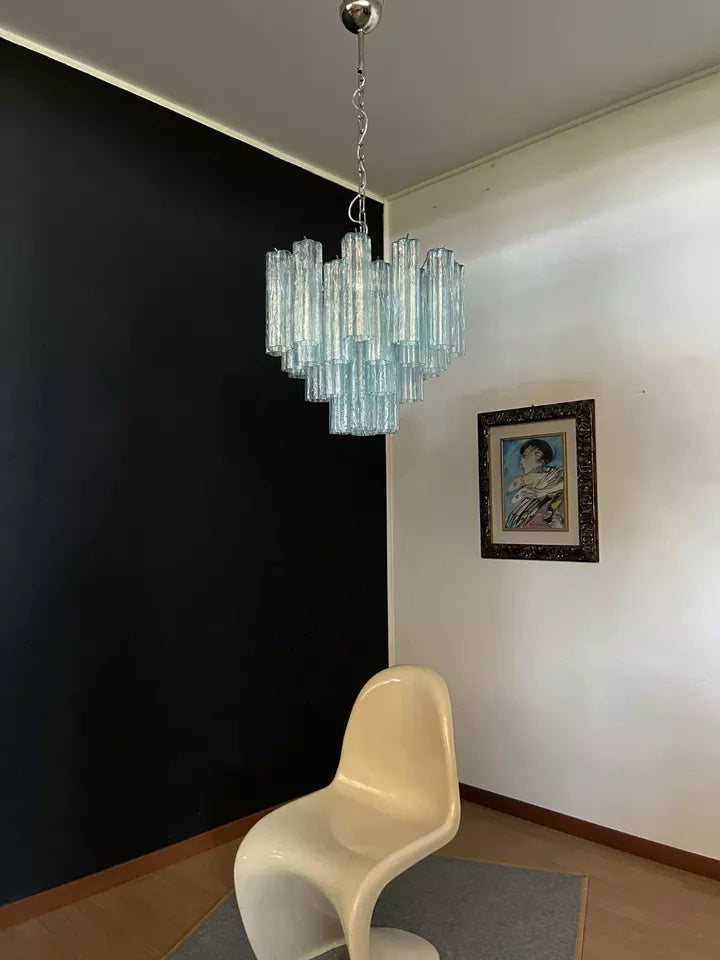 Blush Murano Cascade Chandelier