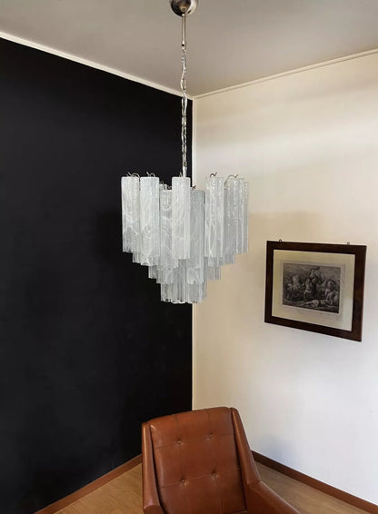 Blush Murano Cascade Chandelier