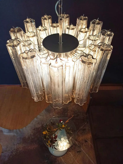 Blush Murano Cascade Chandelier