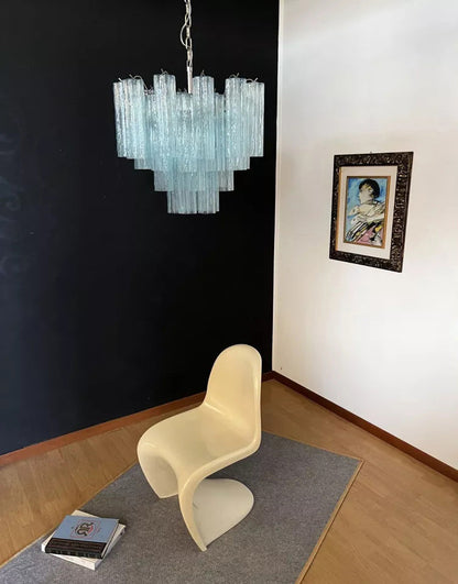 Blush Murano Cascade Chandelier