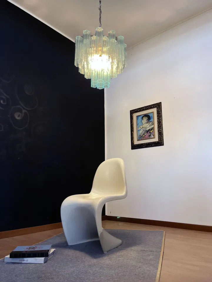 Blush Murano Cascade Chandelier