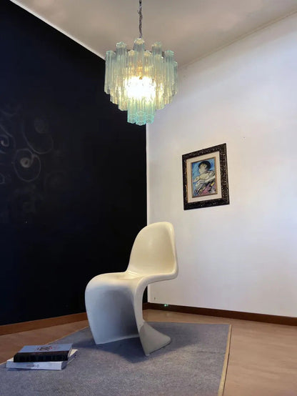 Blush Murano Cascade Chandelier