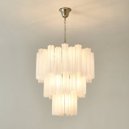 Blush Murano Cascade Chandelier