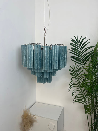 Blush Murano Cascade Chandelier