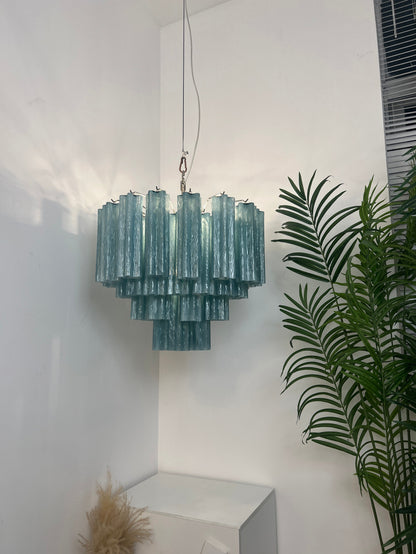 Blush Murano Cascade Chandelier