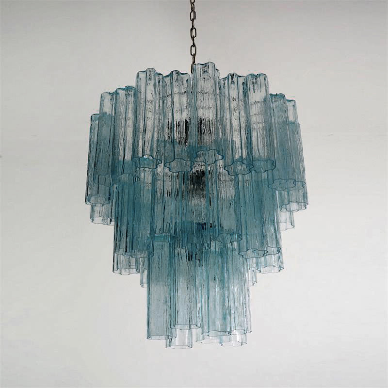 Blush Murano Cascade Chandelier