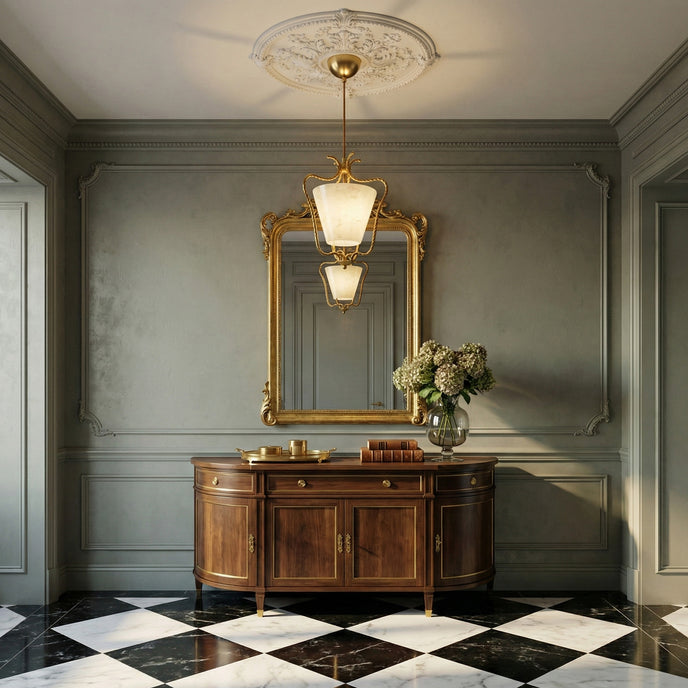 OSTRELLA Natural Shell Pendant Light