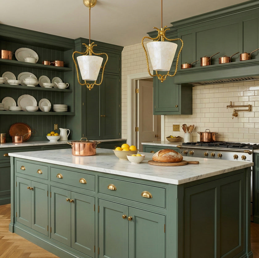 OSTRELLA Natural Shell Pendant Light