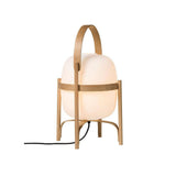 FAROL Wooden Lantern Table Lamp