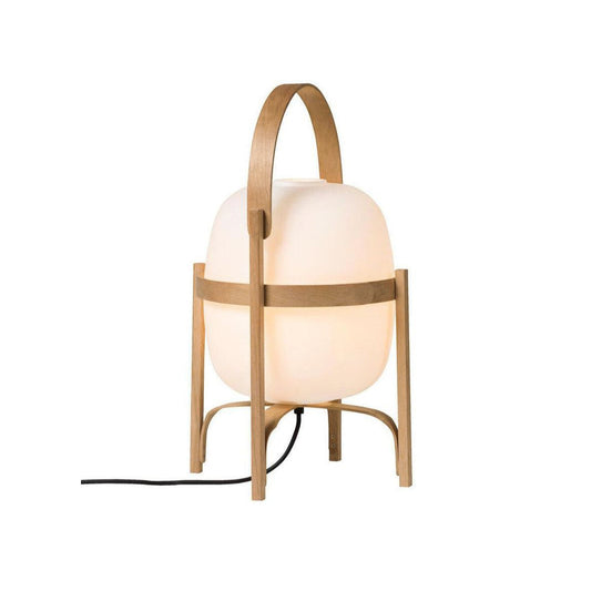 Cesta Wooden Lantern Table Lamp