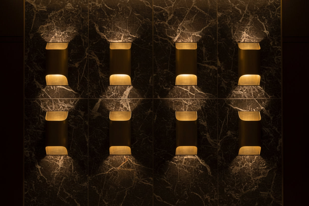 Arc Fold Brass Wall Sconce