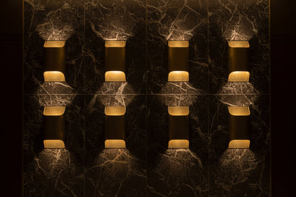 Arc Fold Brass Wall Sconce