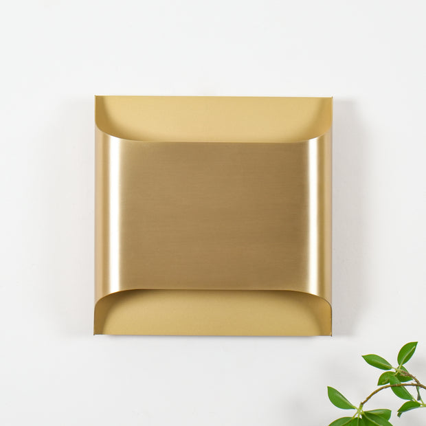 Arc Fold Brass Wall Sconce