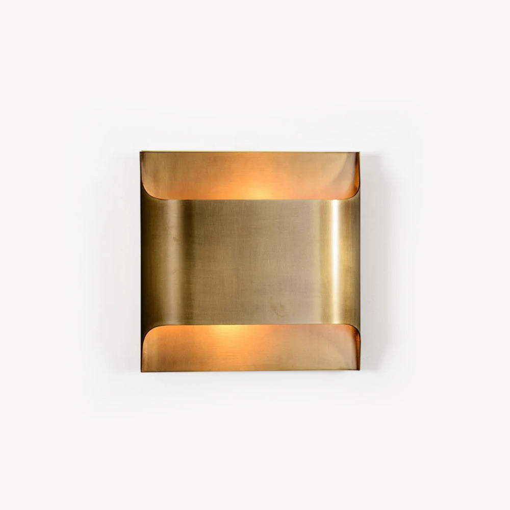 Arc Fold Brass Wall Sconce