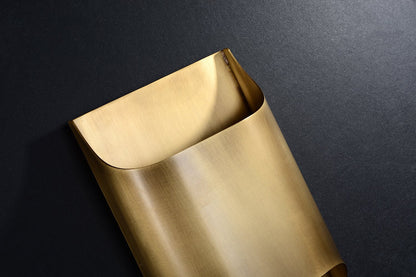 Arc Fold Brass Wall Sconce