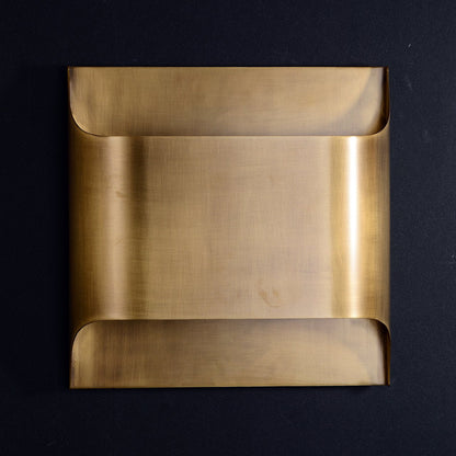 Arc Fold Brass Wall Sconce